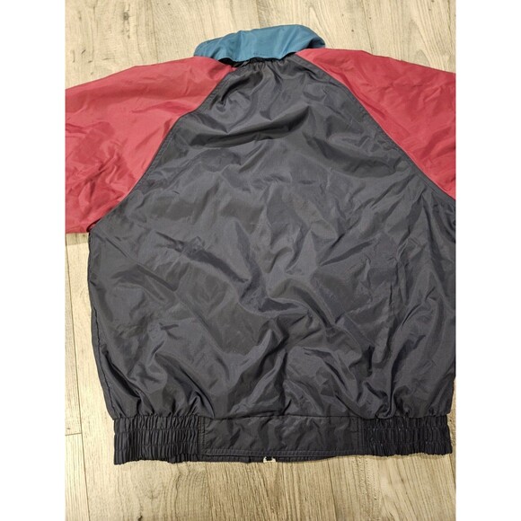 VINTAGE Players by Van Heusen Golf Jacket Windbreaker 90s Color Block Size L - Picture 4 of 6